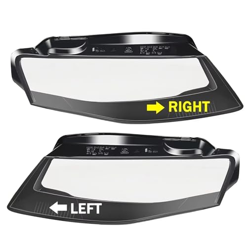 Coque d'objectif phares cassé solution de remplacement gauche pour A4L B8 - 6