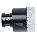 45mm Brazed Diamond Drill Bit, Diamond Hole Opener for Marble Ceramic Tiles Granite, 45mm Diamond Hole Saw with M14 Thread, High - Efficiency Stone Drilling Tool for Wet
