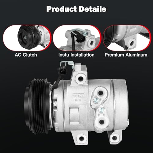 Image of Air Conditioning Compressor Fit for Ford Focus Transit Connect 2.5L 2.0L