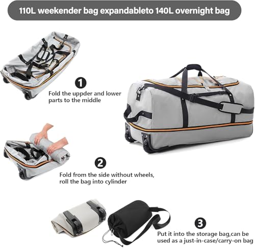 XWFB 110L Expandable Soft-Sided Duffle
