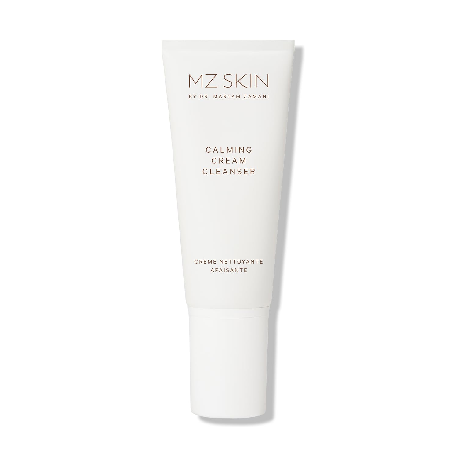 MZ SKIN Calming Cream Cleanser 3.4 fl oz - Gentle Omega-Rich Face Wash with Prebiotic Technology, Vitamin E to Sooth & Restore Skin Barrier for Sensitive & Redness Prone Skin, Fragrance Free