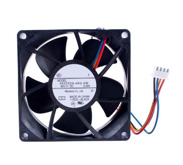 Ventilateur de refroidissement 80 mm 48V pour éliminer la surchauffe des armoires électriques