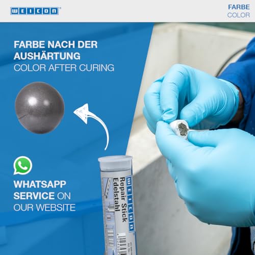 WEICON Repair Stick Stahl 57 g 2 Komponenten Epoxidharz Spezialkleber extra stark