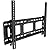 Mount-It! Tilting TV Wall Mount for 37-80 Inch Flat Screen TVs, Low Profile Bracket Supports 175 lbs, Universal VESA 600x400 mm, Adjustable Tilt to Reduce Glare, Fits 16”/24” Studs