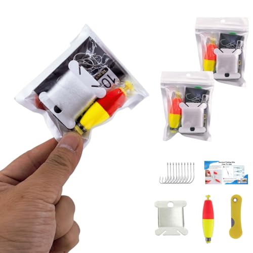LoDinpo Mini Survival Fishing Kit Smallest Emergency Gear for Outdoor