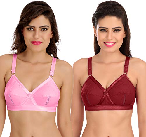 Image of SONA Perfecto Plus Size Cotton Bra for Woman Full Coverage Pack of 1