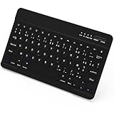 clavier sans fil compatible freebox 【Élégant et Léger】 Ce clavier est fabriqué en matériau ABS de haute qualité et équipé de 14 touches de raccourci. Ce clavier bluetooth est compatible avec plusieurs modèles d'iPad sous système iOS et fournit des touches de raccourci pour le volume, le contrôle musical, le réglage de la luminosité, etc., pour tous les iPad, ce qui en fait le choix idéal pour votre travail quotidien