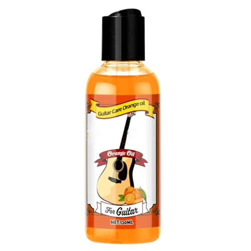 Gitarren Pflegeöl,Gitarren-Griffbrett-Öl- und Politur-Set,Pflegeöl für Gitarrensaiten zum Reinigen von Gitarrensaiten,Gitarrenreiniger für Akustik-,Elektro- und Bassgitarren 120ML