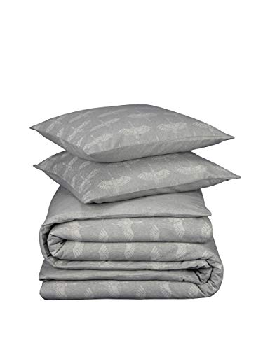 De Witte Lietaer Funda de edredón Crane 260 x 240 cm, color gris Cover