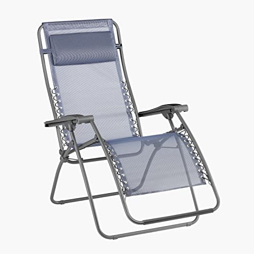 Lafuma RSXA Chaise Pliante, Batyline, Océan II, 88 x 68 x 115 cm