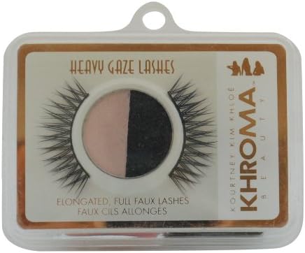 Khroma Beauty - Kourtney, Kim, Khloe Kardashian Heavy Gaze Lashes and Eye Shadow