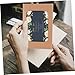 KOMBIUDA 50pcs Kraft Paper Greeting Card Boxes with Clear Window Sturdy Brown Kraft Envelopes for Postcards Invitations and Mail Versatile Storage for All Occasions