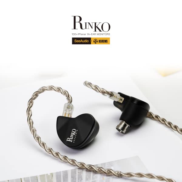 Seeaudio RINKO ブラック 4.4mm版 Amazon.co.jp: 【国内正規品】See audio 有線イヤホン Rinko