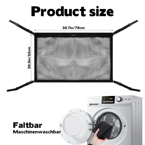 Kleinkinderturm Sicherheitsnetz 78x53cm, Oxford-Stoff mit Reißverschluss, Zweilagig & Verstellbar, Stauraum für persönliche Gegenstände, 4-Seitiger Schutz für Küchenhelfer & Lernturm
