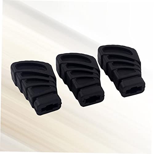 Toyvian 6pcs Pies de Rack para Batería para Soporte de Platillos Partes de Percusión Pies de Goma para Estabilidad miniatura 5