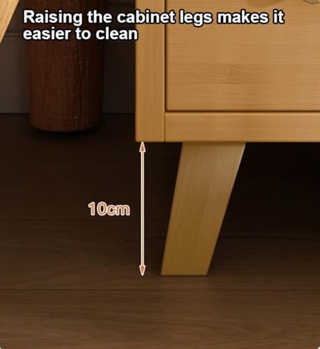 Table d'appoint étroite pour canapé de chambre ou salon moderne avec tiroirs de rangement - 8