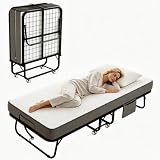 XHYMYB Folding Bed with Mattress, 75' x...
