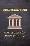  Landschaftsarchitektur : Notizbuch für mein Studium: Ideal geeignet als Notizheft, Journal, Tagebuch, Terminkalendar: Punktiertes Buch für alle ... Geschenkidee für Freunde und Kommilitonen