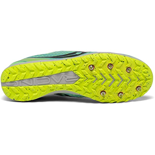 Saucony Women's Havok XC3 Flat Cross Country Running Shoe, Green Mutant, 6