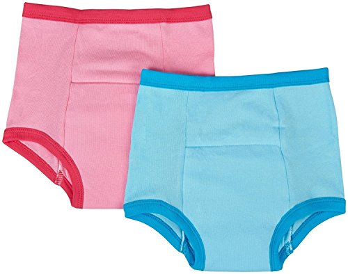 green sprouts Organic Training Underwear, Pink/Aqua, 3T, 2 Count