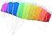 CNMDB Rainbow Kiteboarding Dual Line Stun Power Kite, Surf Parapendio Gigante Kitesurf Acrobazia Parafoil Strumenti,Il Volo Kite Wing Trainer Power Flying Paracadute,per Divertimento all'aperto