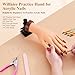 Wilfniee Practice Hand for Acrylic Nails: Rubber Nail Hand with Stand - Fake Manicure Hand to Practice Acrylic Nails for Beginners