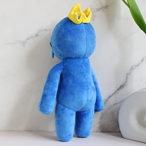 Image of Rainbow Friends Blue Plush Toys, Rainbow Friends Stuffed Animals, Cute Rainbow Friends Plushies Gifts for Kids Halloween Christmas Game Fans