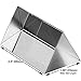 Amlong Crystal 2.5 inch Optical Glass Triangular Prism for Teaching Light Spectrum Physics and Photo Photography Prism, 60mm