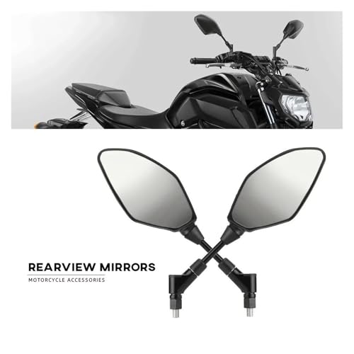 Espejos Retrovisores Laterales Moto para Rutas Seguras en FZ-07 y XSR700 2