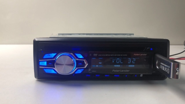 PolarLander Autoradio Universal 1 DIN 12V en el Tablero Reproductor de