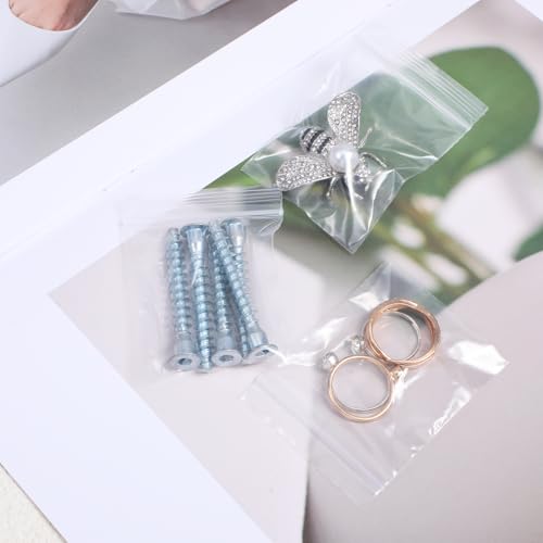 Prasacco Lot de 100 petits sacs en plastique, 5 x 7 cm, petits sacs – vue 7