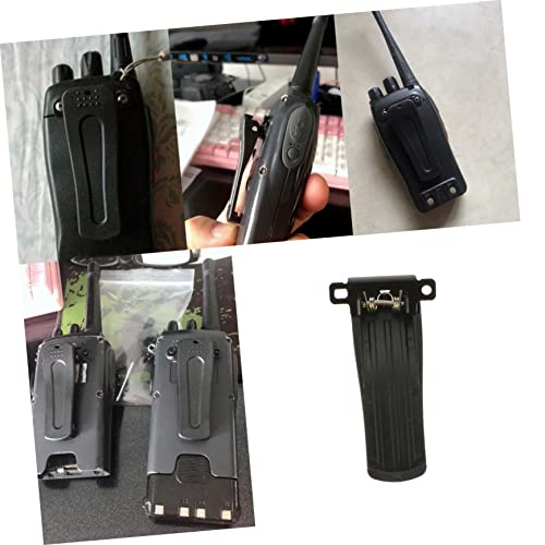GAFOKI Clipes De Walkie-Talkie 12Pcs Clipes Traseiros De Plástico Clipes De Walkie-Talkie Grampos De