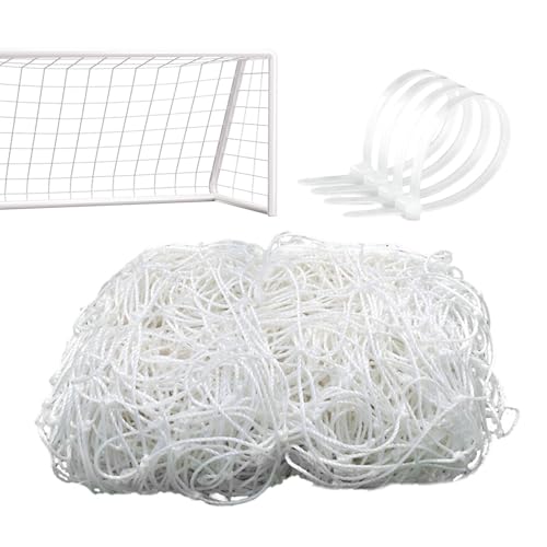 Filet de football robuste avec sangles 3,66 x 1,83 m pour but extérieur