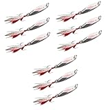 BESPORTBLE 9pcs Artificial Lures Bass Fishing Tackle Kit for Seabass Pike Aspius Perch Realistic Bait Hooks
