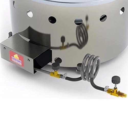 Fritadeira Tacho para Salgados Pastel 7 L Aço Inox a Gás