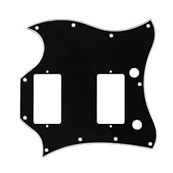 FLEOR – Pickguard SG avec vis pour guitare de style Gibson 3ply black/white/black - Les Beatles, Paul McCartney, John Lennon, RIngo Starr, George Harrison FLEOR - Pickguard SG avec vis pour guitare de style Gibson 3ply black/white/black – Image 3