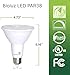Bioluz LED 4 Pack PAR38 LED Light Bulb 90 CRI 12W = 100-120 Watt Replacement, Soft White 3000K, Dimmable Light Bulbs Flood Lights Outdoor/Indoor UL Listed Light Bulbs Title 20 High Efficacy LED Bulbs