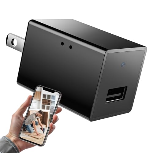 ASWNS 1080P HD WiFi Wireless Camera Charge for Home with App Control & Motion Detection Indoor Security Camera with USB Phone Charge Night Vision & Loop Recording for Office Garage Shop Pet
