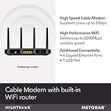 NETGEAR Nighthawk Cable Modem WiFi Router Combo (C7800) thumbnail 2