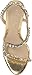 Jessica Simpson Women's Jaycin Embellished Heeled Sandal, Gold/Clear, 8