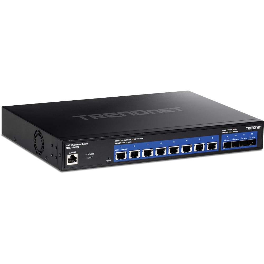 TRENDnet 12 ports 10G Web Smart Switch