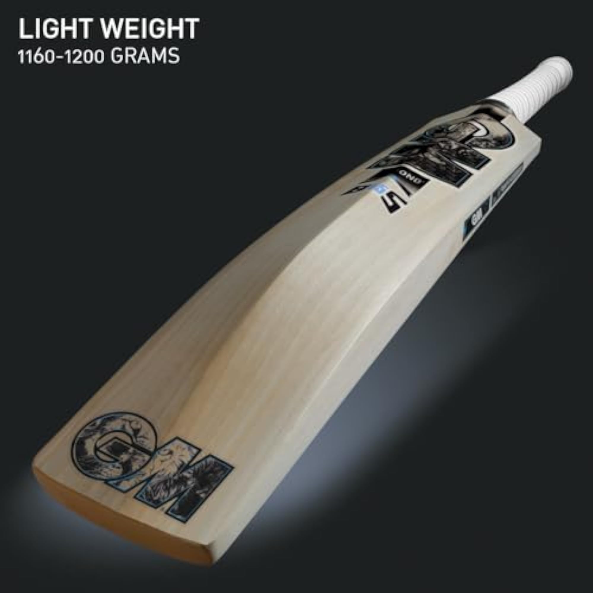 Men's Diamond Bullet English Willow Wood Cricket Bat with Cloth Covering