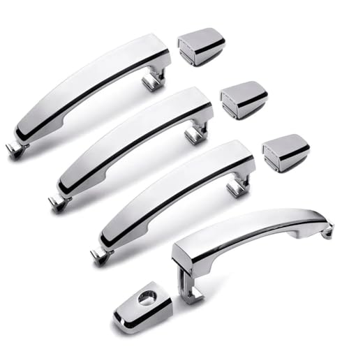 Poignées de porte en ABS chromé ultra résistant pour Chevrolet Captiva et Aveo Sport 4 pièces