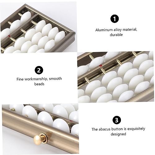 KALLORY 2 Peças ferramenta de contagem chinesa brinquedo educativo de matemática brinquedos caculand