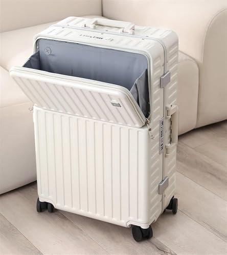 Carry On Luggages Suitcase Suitcases with USB Port Charging Luggage for Business Travel High Capacity Suitcases Luggage Suitcases(Size:20inch,Color:Blue)3