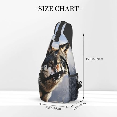 Mochila tipo Sling pequeña para hiking unisex negra miniatura 3