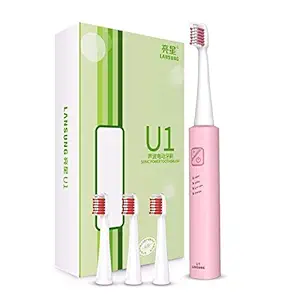 Generic U1 Usb Electric Toothbrush With 4 Heads Ultrasonic Dental Electronic Toothbrushes Oral Hygiene Electric Tooth Brush