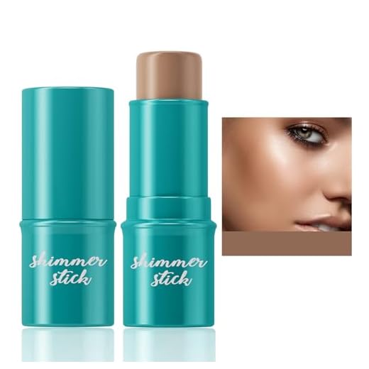 Bastão Bronzeador em Creme | Bastão iluminador de contorno,Iluminador de contorno facial, blush em bastão de maquiagem não gorduroso, maquiagem facial bronzeadora em creme Puchen