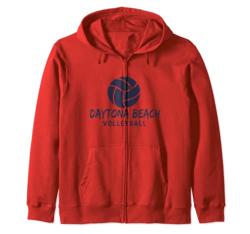 Daytona Beach FL Voleibol Daytona Beach Voleibolistas Sudadera con Capucha