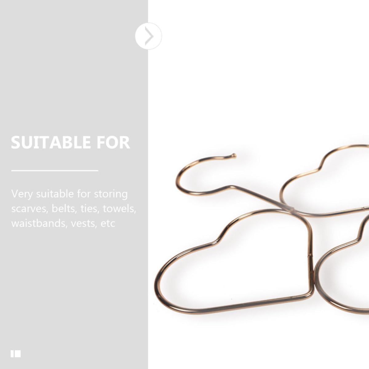 Heart Shaped Multi Functional Hanger Rack 5pcs for Closet